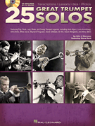 25 Great Trumpet Solos Book with Online Audio cover